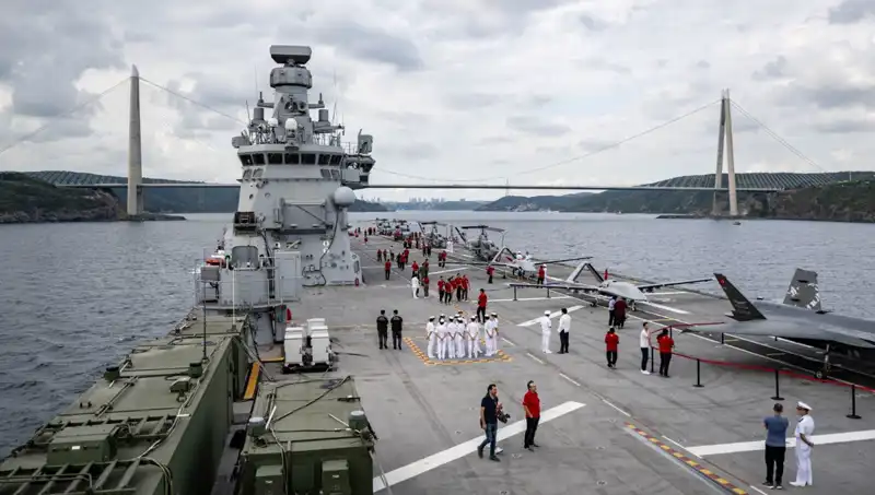 TCG Anadolu, Sarayburnu'ndan Jeopolitik Görev Üzerine Yola Çıktı