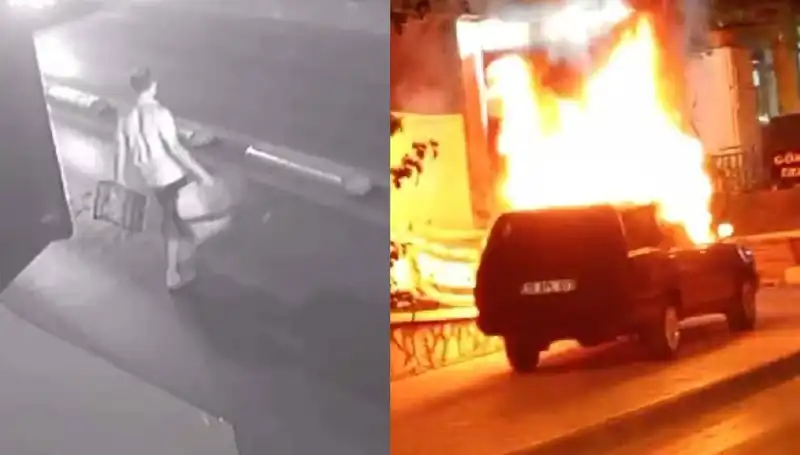 Eşinin Boşanma İsteği Üzerine Aracını Yakan Skandal