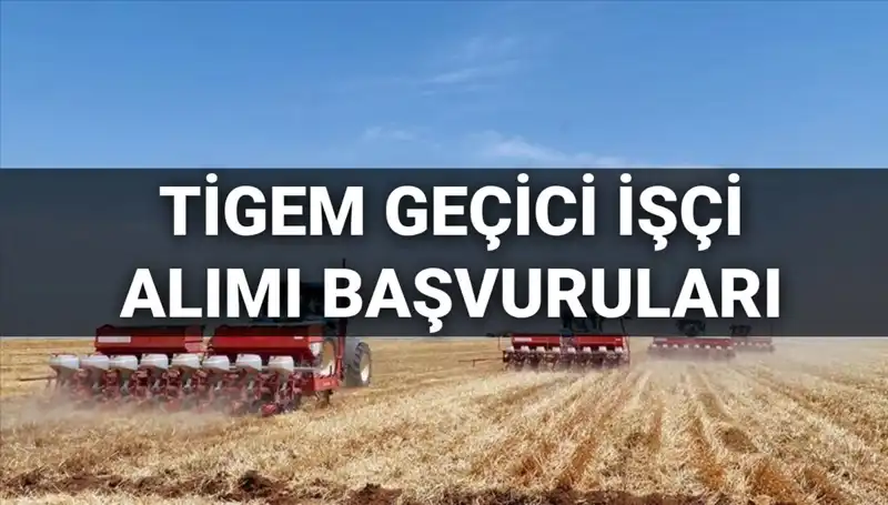 TİGEM 2025 Geçici İşçi Alımı İçin Başvuru Süreci ve Şartlar
